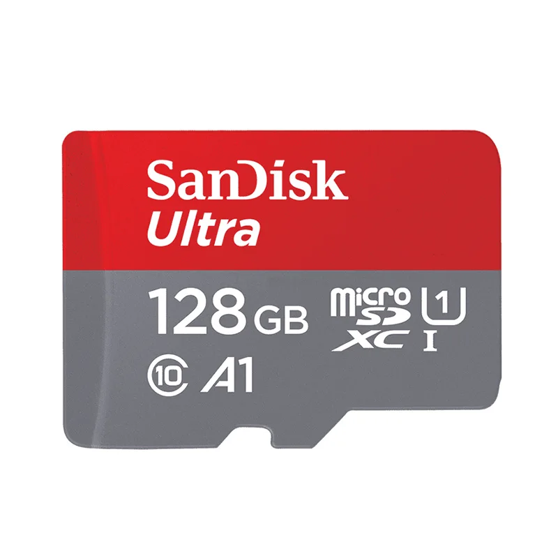 128GB Карта памяти SanDisk, 256 ГБ, 200 ГБ, 128 ГБ, 64 ГБ, 98 МБ/с./с, 32 ГБ, 16 ГБ, Micro sd карта, класс 10, UHS-1, A1, флеш-карта памяти, Microsd, TF/sd карта - Емкость: 128GB