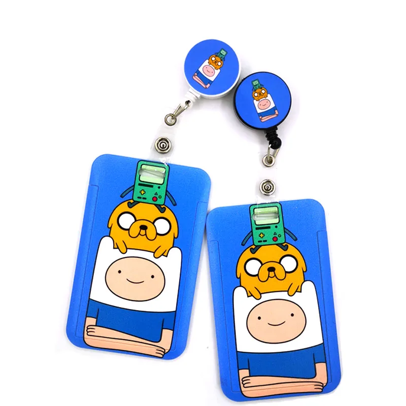 

Cartoon Anime Characters Cute Card Cover Clip Lanyard Retractable Student Nurse Badge Reel Clip Cartoon ID Card Badge Holder