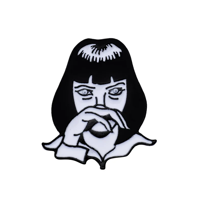 Ужасный Пикассо Стиль Pin Vortex Uzumaki Junji Ito Tomie ужас Goru Eyeball Манга Аниме Япония японская эмалированная булавка значок