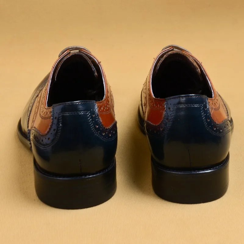 Мужская официальная обувь модельные свадебные туфли мужские брендовые броги