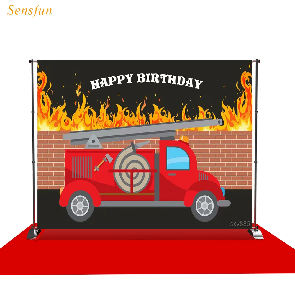 LEVOO фотографический фон &quotпожарная машина механический мечта для фотосъемки