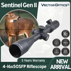 Vector Optics Sentinel 4-16x50 охотничий прицел, тактический прицел, ударопрочный. 223  Airgun Focus 10 Yds R  G освещение