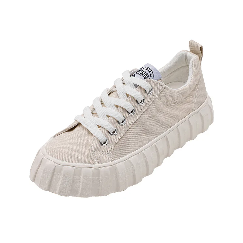 

New High-definition Ugly Canvas Shoes Women's Platform Shoes Korean Students All-match White Shoes Women's Shoes Sneakers