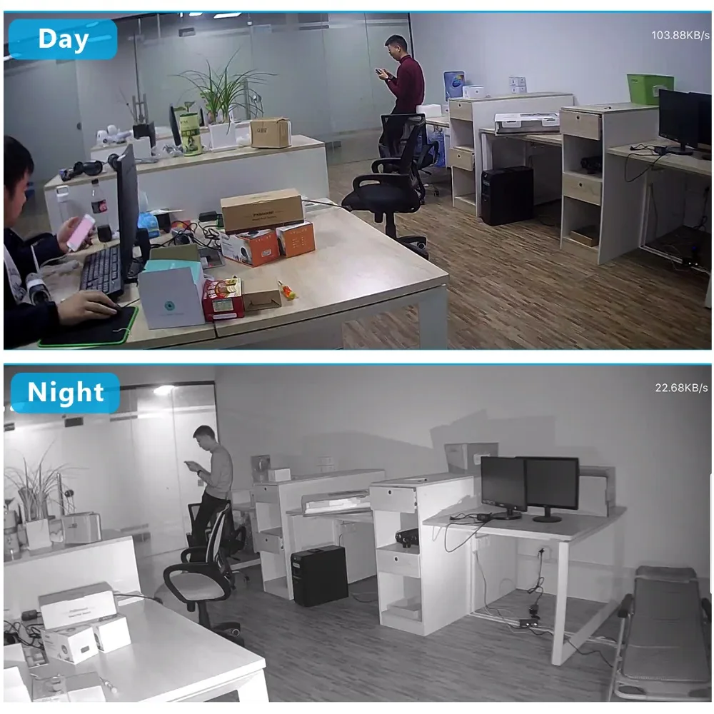 Neng 1080P/720p Беспроводная HD ip-камера 2MP PTZ WiFi скоростная купольная камера