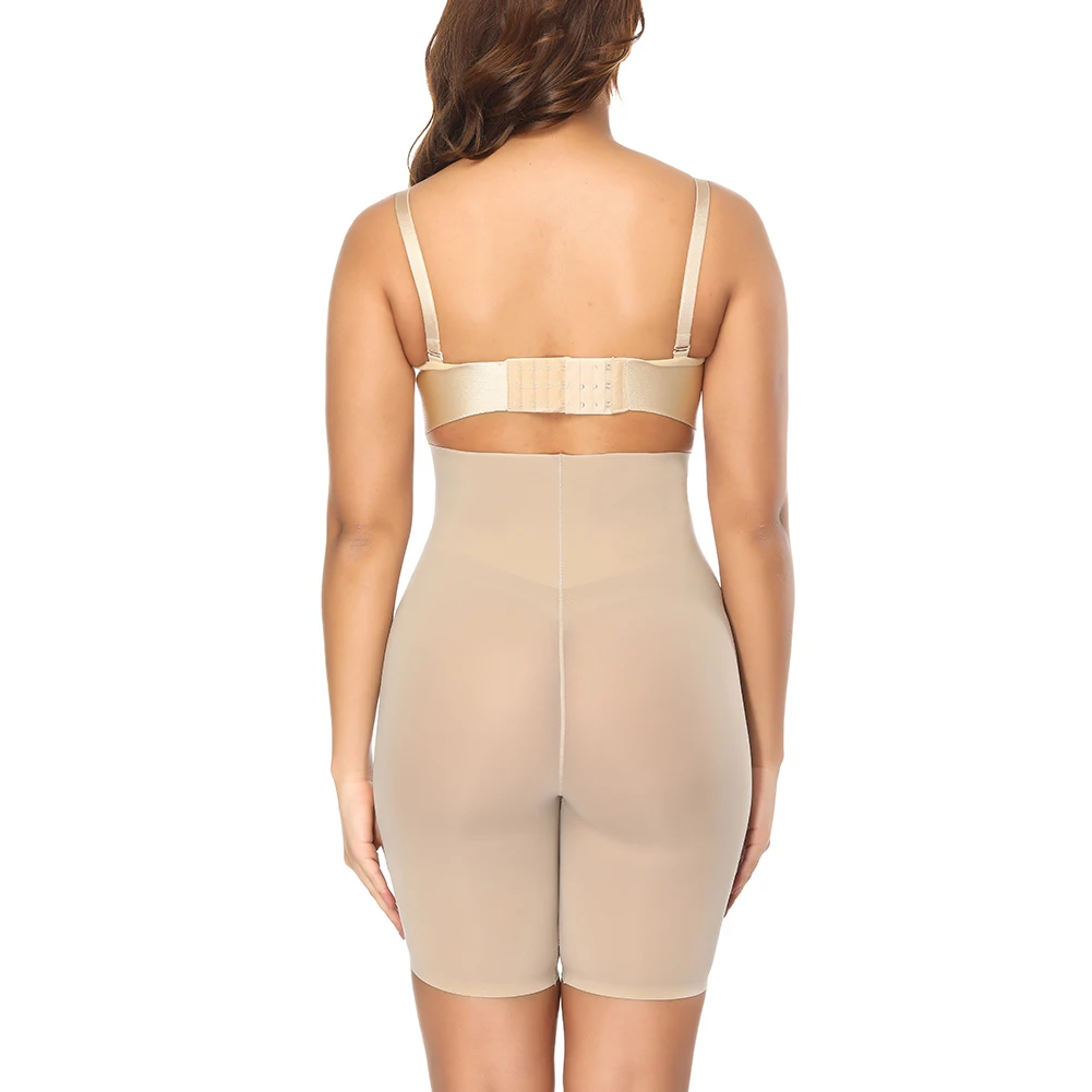 Женское нижнее белье с завышенной талией гладкое Корректирующее брюшные брюки