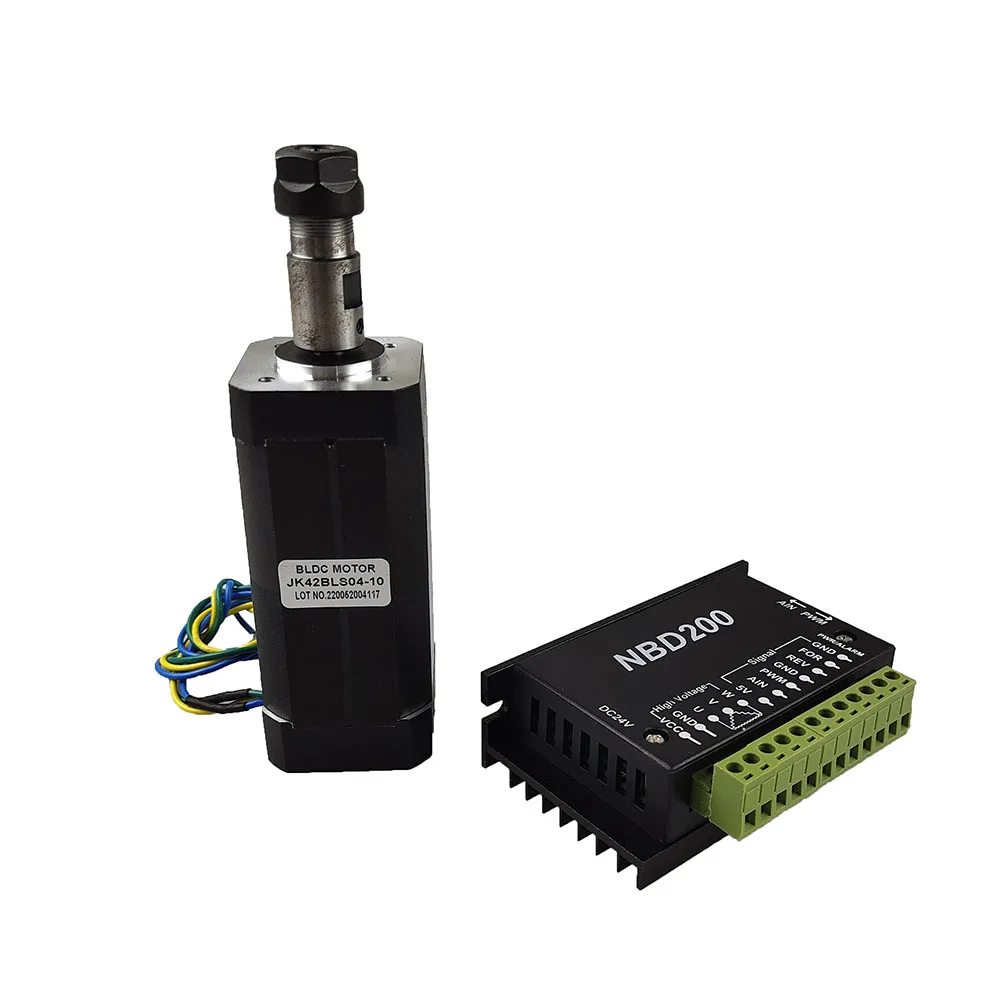 Высокоскоростной бесщеточный шпиндель 400 Вт 10800 об/мин постоянного тока