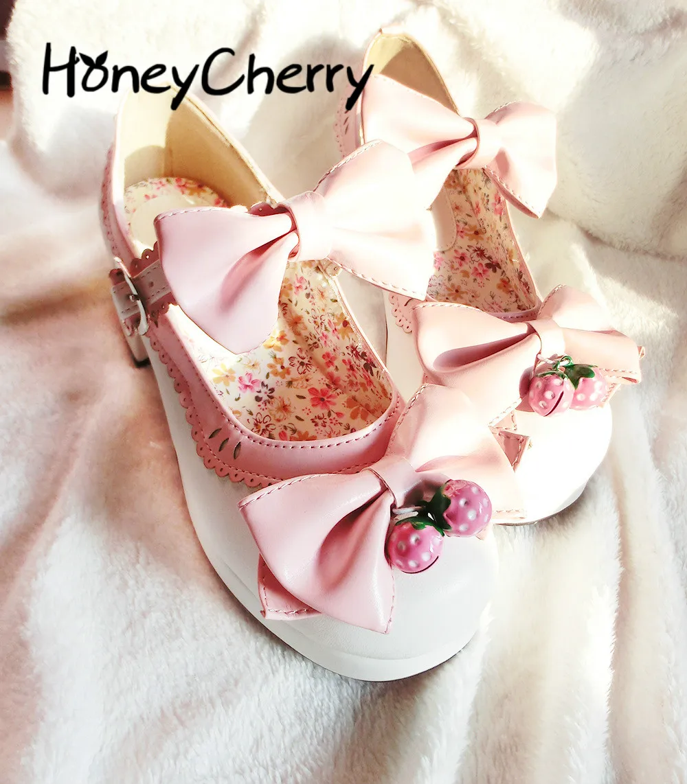 2021 Новинка весны и осень в стиле Лолиты толстый каблук туфли на высоком каблуке