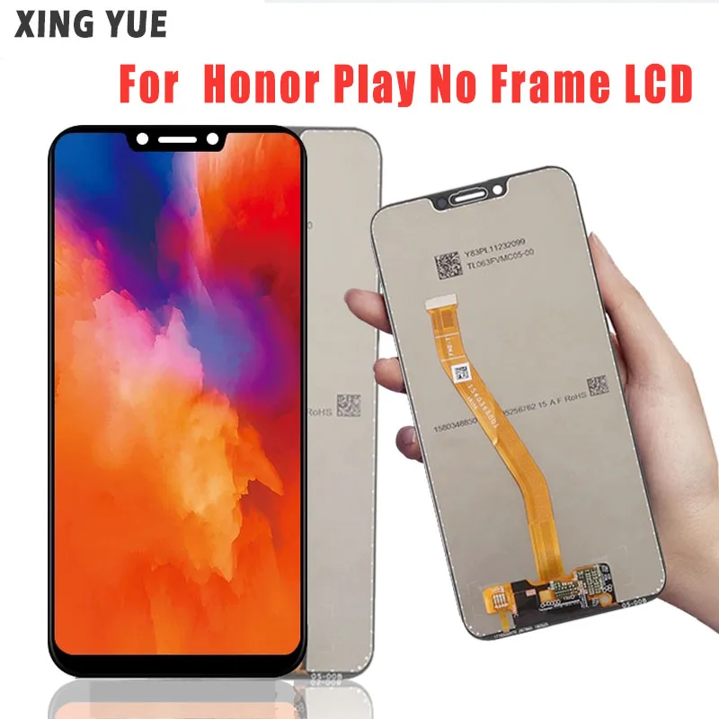 Pantalla LCD de 6,3 "para Huawei Honor Play COR-L29 COR-AL00, montaje de digitalizador con pantalla t&aacute;ctil para Huawei honor play, COR-TL10-0