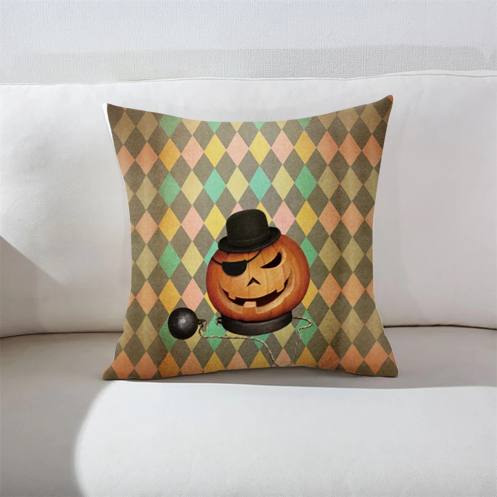SearchI Хэллоуин чехол для подушки с надписью наволочка принтом Тыква Подушка