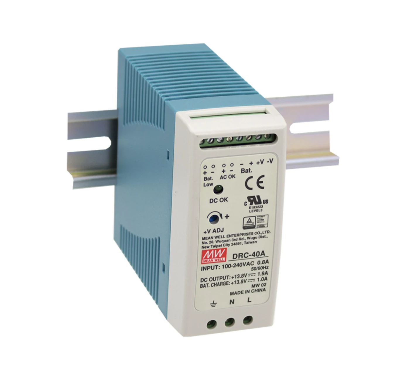 MEAN WELL DRC-40A 13 8 V meanwell DRC-40 40 2 W с одним выходом зарядным устройством (функция UPS) |
