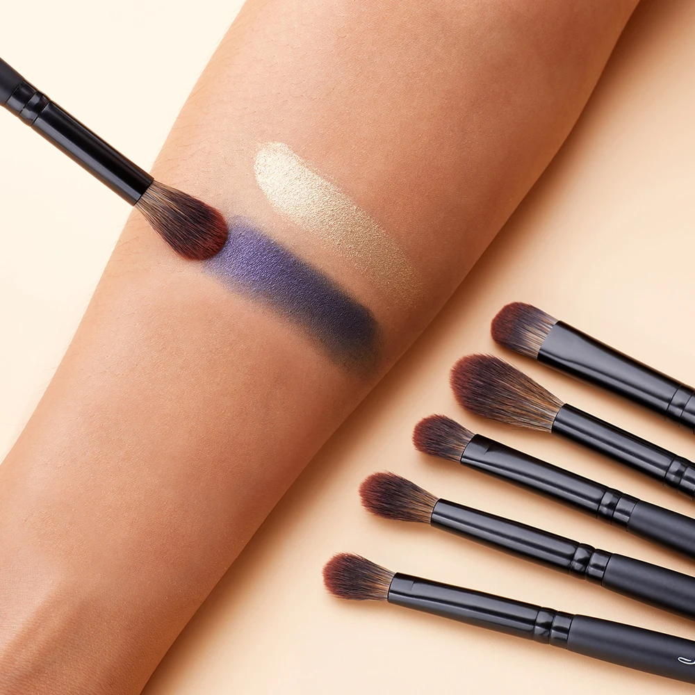 Jessup pinceaux maquillage Лицо Глаза набор кисточек для макияжа черная пудра консилер Crease Shader Liner 3-21 шт. кисти для макияжа T271