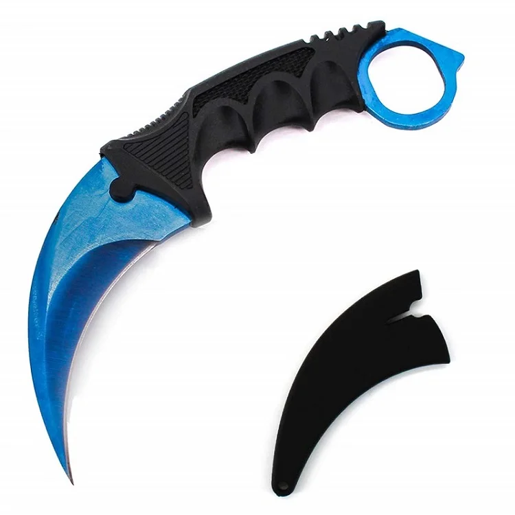 HS инструменты Открытый Csgo Karambit нож охотничьи ножи выживания тактический коготь нож Карманный Самообороны обидный походный инструмент