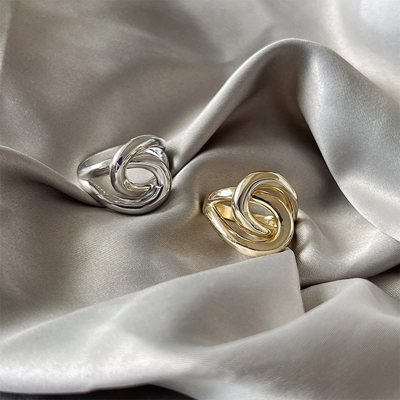 

Korean version of INS style irregular geometric smooth Ring female personality fashion Ring accessories jewelry wholesale