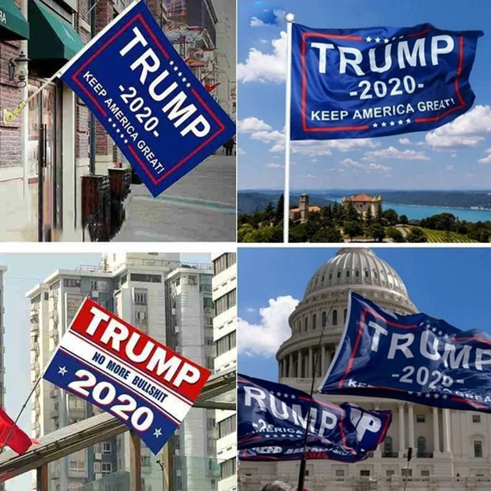 2020 г. флаг американского президента Дональда Трампа баннеры для всекитайских