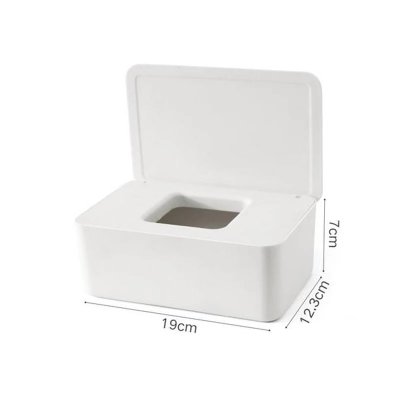 

Solid Color Rectangular Napkin Storage Box Tissue Dispenser For Bathroom Kitchen And Office Dustproof Waterproof Detachable Tool