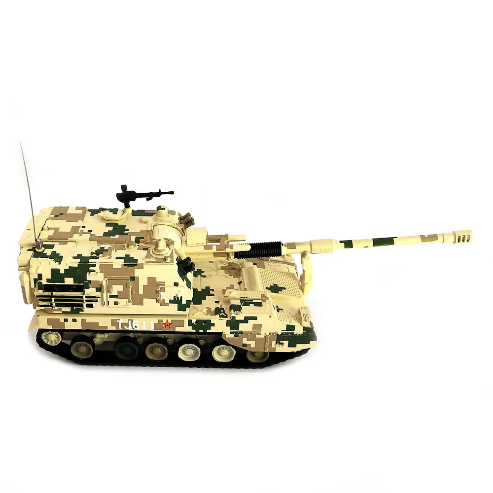 Modelo de tanque militar obitzer para ni&ntilde;os, juguetes fundidos a presi&oacute;n, escala 1/87, regalo de colecci&oacute;n-4