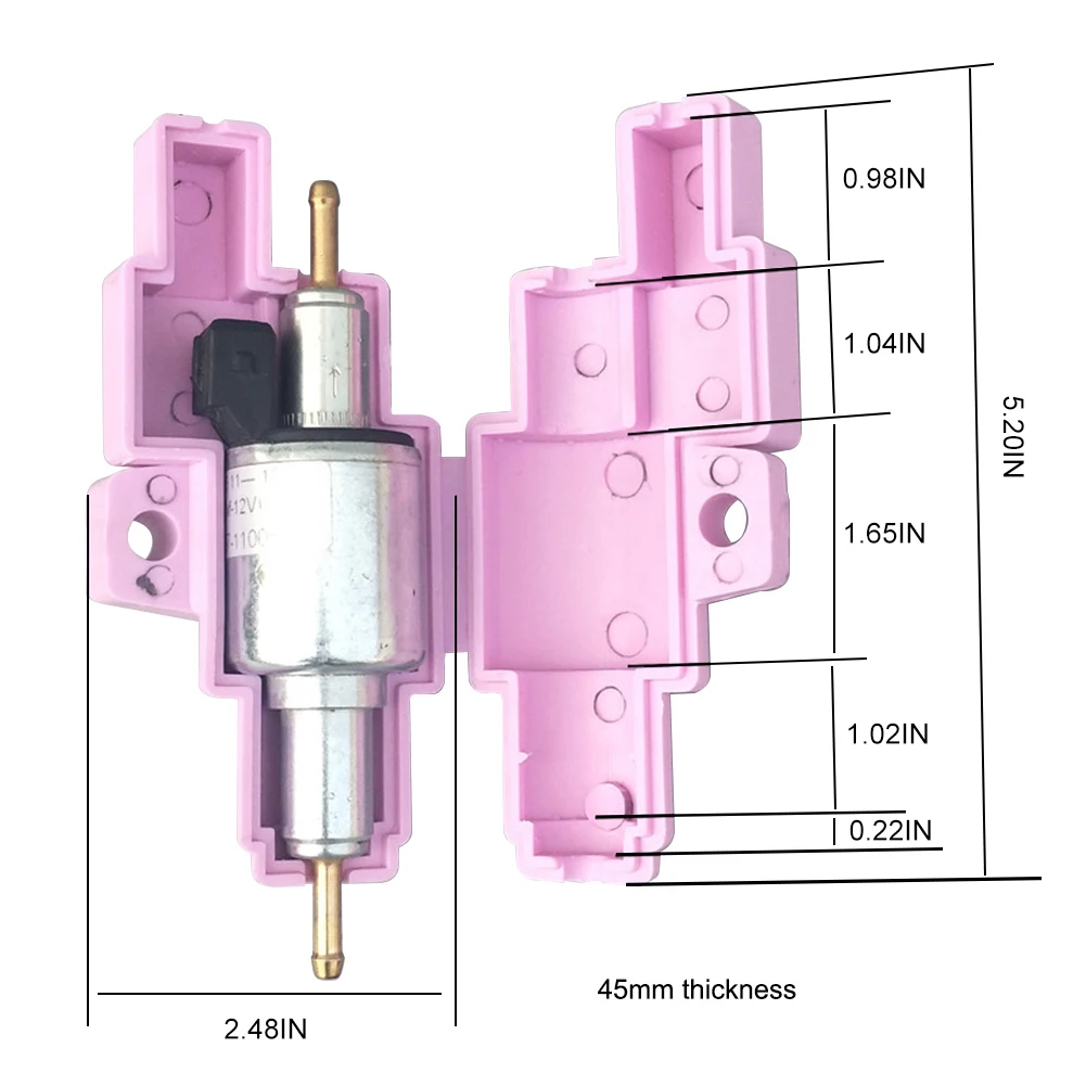 

NEW Parking Heater Fuel Pump Cover 12V / 24V 2500W 5000W Diesel Parking Heater Oil Pumps Holder Housing For Webasto Eberspacher
