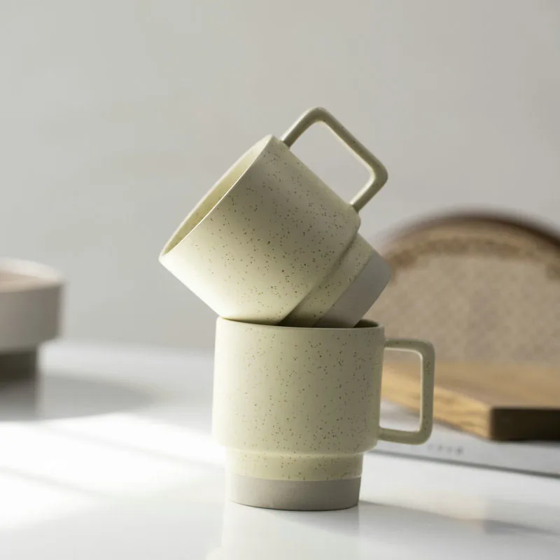 

Nordic Ins Stackable Mugs Household Ceramic Water Cups Yogurt Beer Simple Milk Mug Breakfast اكواب Coffee Cup Tazas Caneca