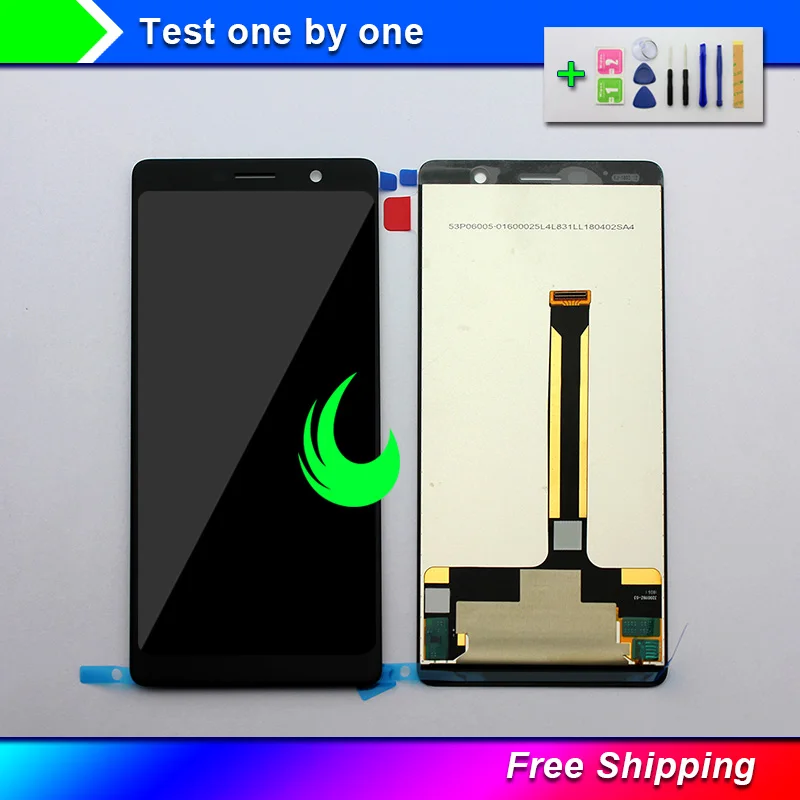 

Оригинальный ЖК-дисплей для Nokia 7 Plus, сенсорный экран, дигитайзер в сборе для NOKIA 7 Plus, E7 Plus, TA-1062, TA-1046, ЖК-дисплей