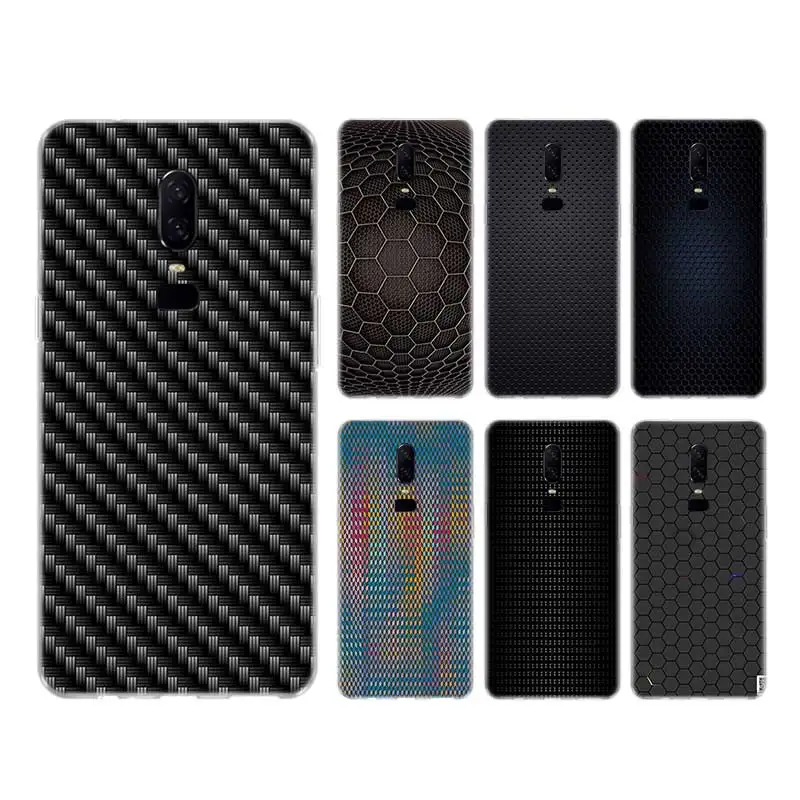 

Carbon Fiber Case For Redmi Note 7 8 8T 9S Cover For Redmi Note 9 10 Pro Max 10S 6 5 9T Transparent Printing Coque