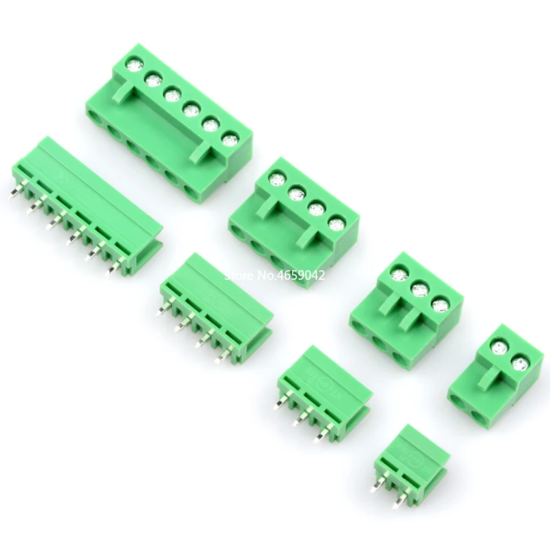 5 наборов/лот HT5.08 2 3 4 6 8pin Клеммная колодка типа 300 В 10A KF2EDGK 08 мм Шаг коннектор PCB