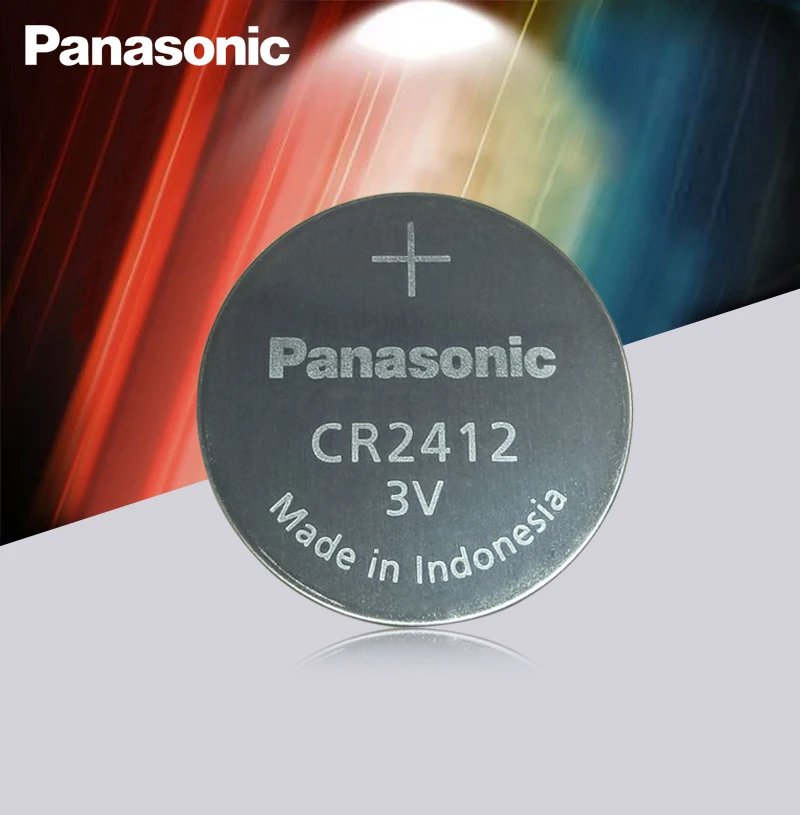 Новый Panasonic оригинальный мобильный телефон 3V кнопочный элемент Батарея CR2412