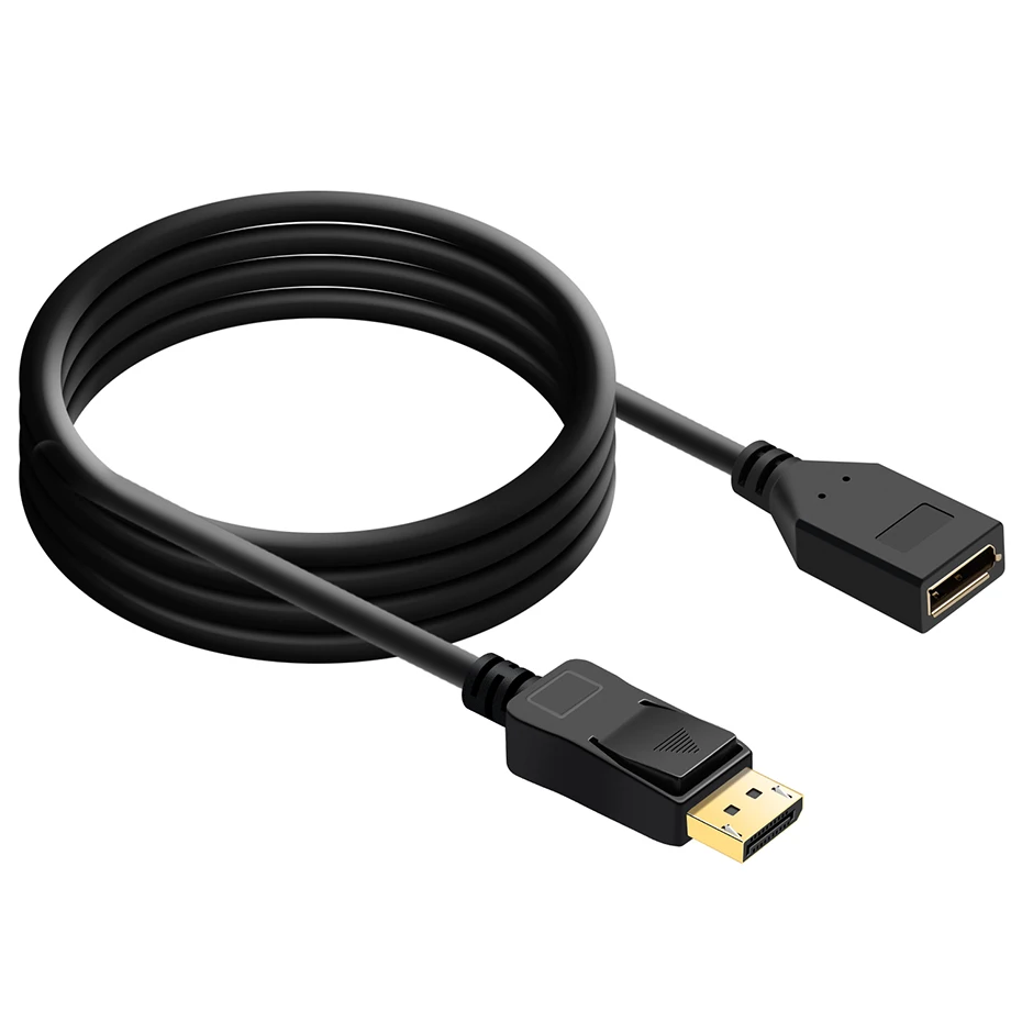 4K Displayport Удлинительный кабель штекер гнездо DP удлинитель Displaport 1 2 до 144