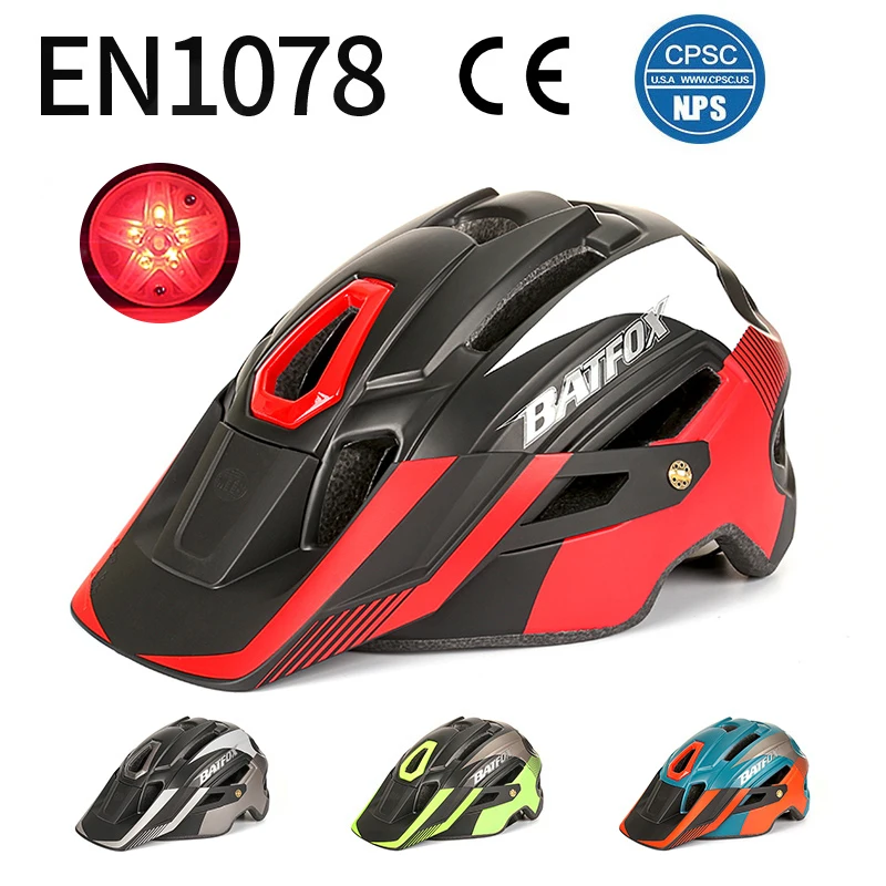 Горный велосипедный шлем BATFOX ульсветильник с большими полями подсветильник кой