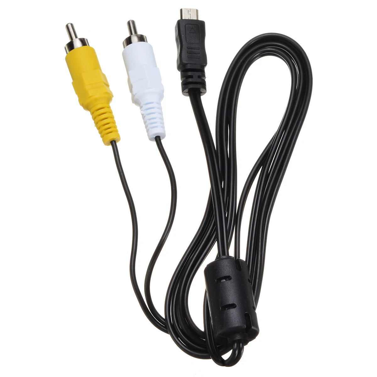 Горячая 150 см микро USB штекер 2 RCA AV аудио видео кабель адаптер компонент преобразователя шнура для мобильного телефона