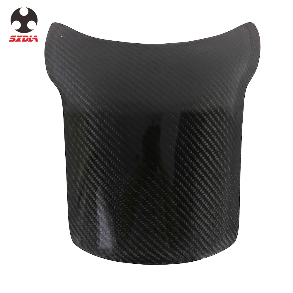 Мотоциклетная черная крышка топливного бака из углеродного волокна Защита для
