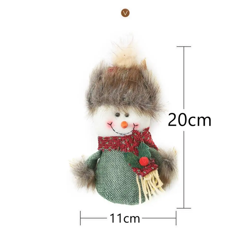 Xmas Dolls 2 Taoup 1 шт. мультфильм Безликий Счастливого Рождества эльф Санта Клаус кукла Navidad Noel украшения Рождественский Декор для дома рождественские вечерние украшения - Цвет: Xmas Dolls 2