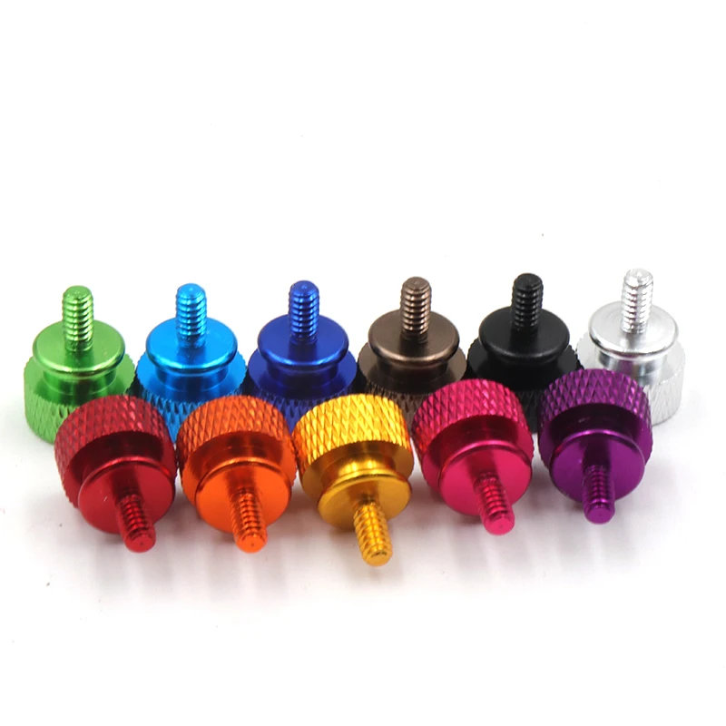4 шт. 6 #32 алюминиевый сплав ручной винт ананас цветной узор винты шасси обновление