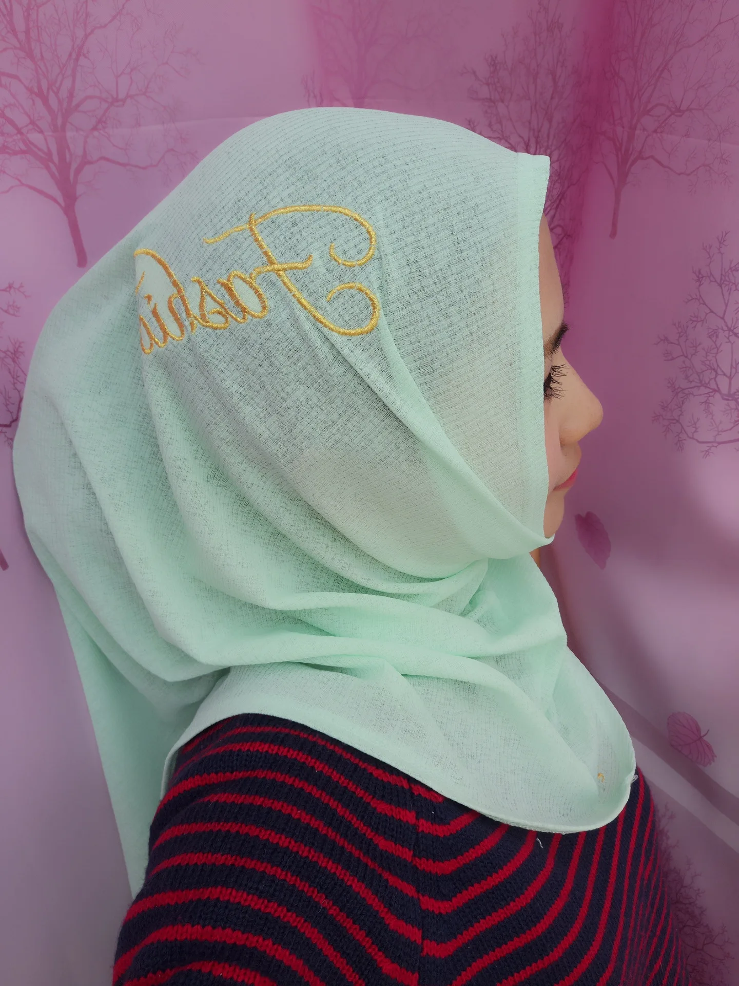 Мусульманский хлопковый хиджаб Модный высококачественный удобный эластичный