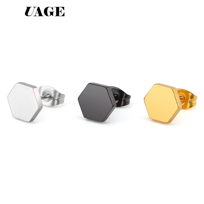 Мужские и женские серьги-гвоздики из нержавеющей стали | Украшения аксессуары