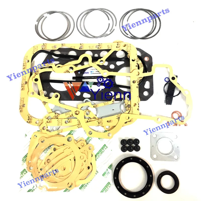 

3CB1 Overhaul Re-ring Kit Piston Ring Bearing Full Gasket Set For Isuzu Diesel Engine Repair Parts