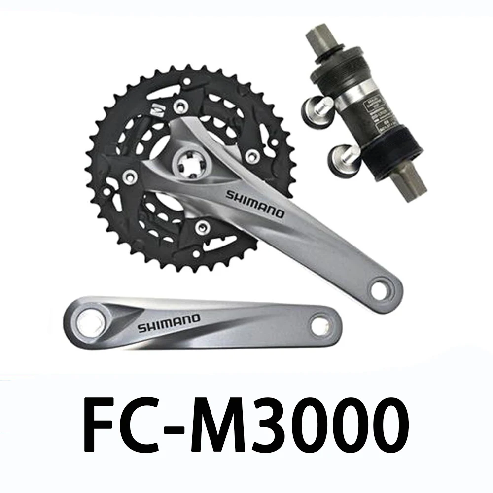 ACERA FC-M3000 3x9-Скорость MTB шатун для горного велосипеда 40-30-22T 170 мм HG 9-Скорость с BB-UN26 123 мм велосипед аксессуары