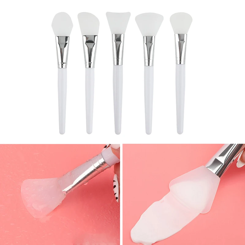

Professional Silicone Mask Brush DIY Home Salon Silicone Facial Mud Mixing Brush For Skin Care Reusable Cosmetic Tool