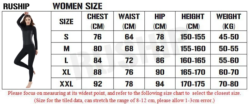 Women 2mm neoprene wetsuit Elastic Black Surf Diving Equipment suit clothing Long one piece Tight Warm surfing Beach Swimsuit
