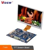 videw 7 inch tft lcd screen monitor with hdmivgadvicvbs control driver boardmodule for video doorphone doorbell display