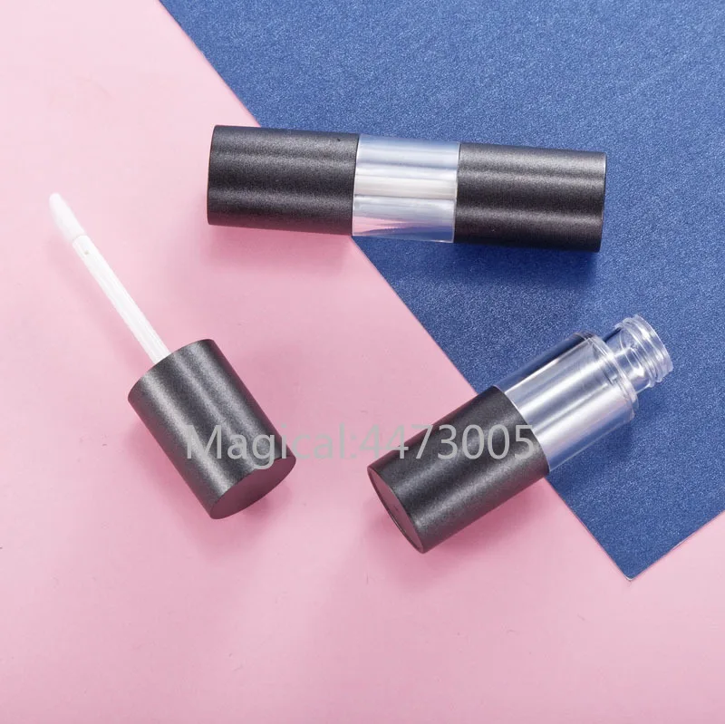 

10/30/50 шт черный прозрачная круглая бутылка для блеска для губ пустой Макияж для губ глазури трубка Косметика многоразовый контейнер в виде р...