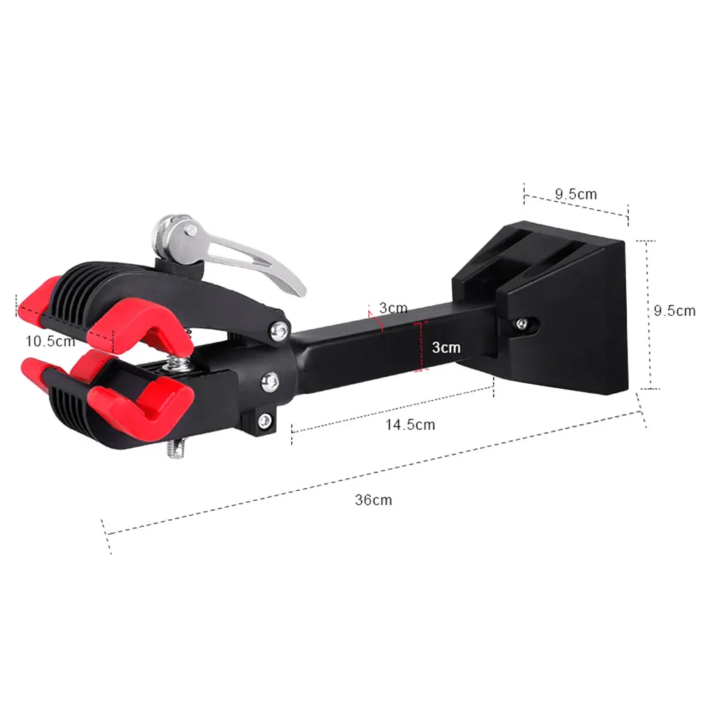 Bicycle Storage Rack Hanger Hook Road Moutain Bike Wall Hanging Clamp Repair Stand Quick Release Accessories | Спорт и развлечения