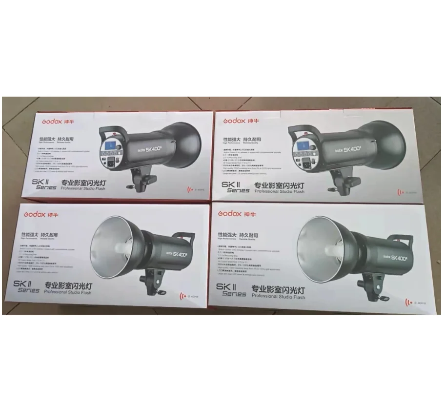 Профессиональная студийная стробоскопическая вспышка Godox SK400II 400Ws GN65 со