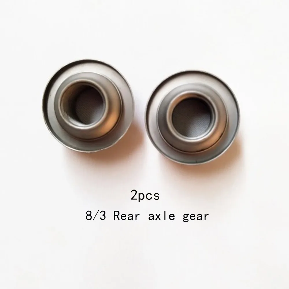 2Pcs Bicycle Rear Axle Gear Bike Black Cone Cycle Hub Iron Nut 8/3 Rear Axle Bike Cycling Accessories