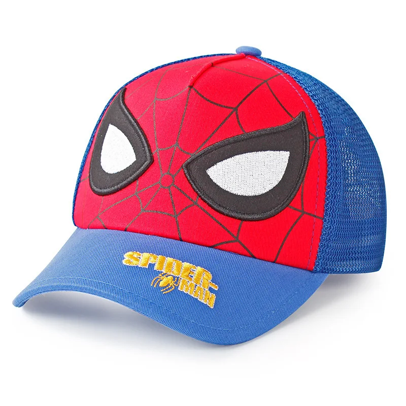 

Disney 2021 new children's cartoon hat boys and girls sunshade baseball cap hip hop sun hat Marvel Comics series baby hat