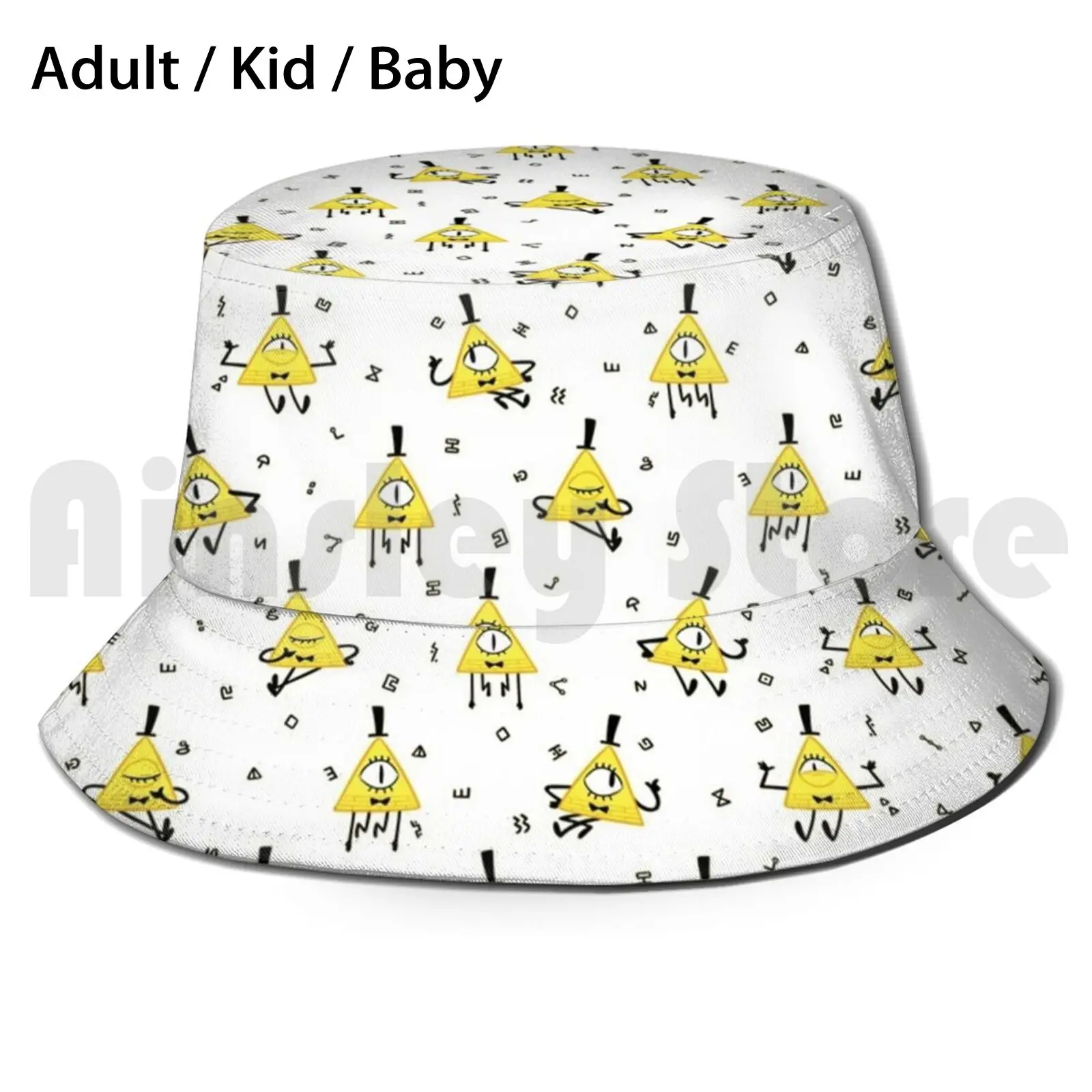 

Bill Cipher Sun Hat Foldable UV Protection Bill Cipher Blimpcat