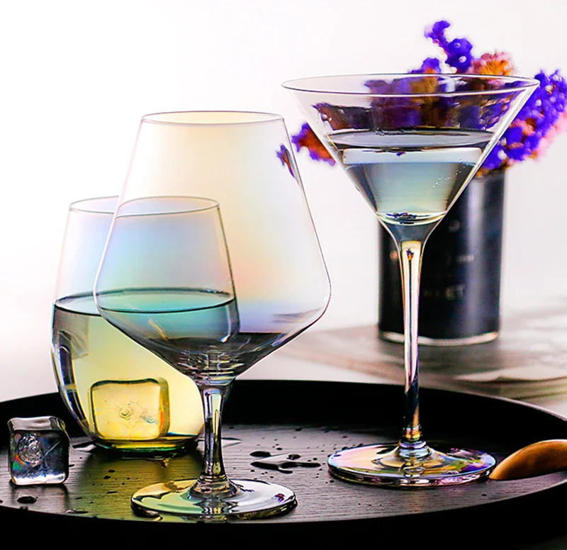 Классическая мода в форме бокала с красным вином высокого качества дома вечерние