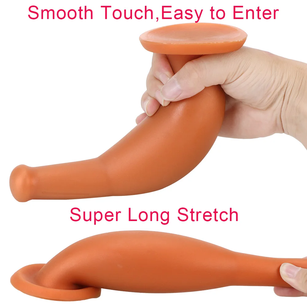 Массаж простаты Мягкий большой фаллоимитатор Секс-игрушка для мужчин Женщина