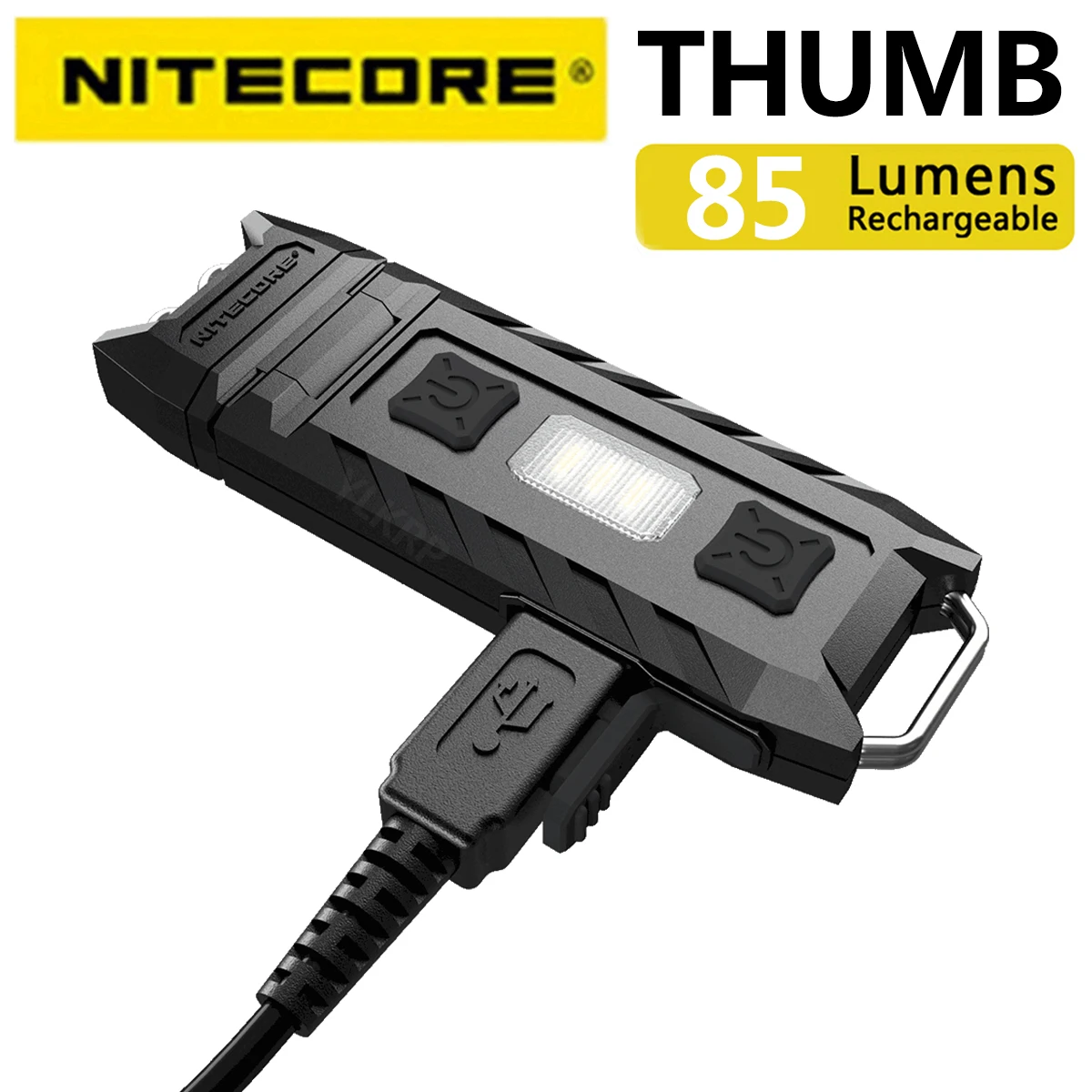 Nitecore большой палец USB Перезаряжаемый белый + красный светодиодный рабочий