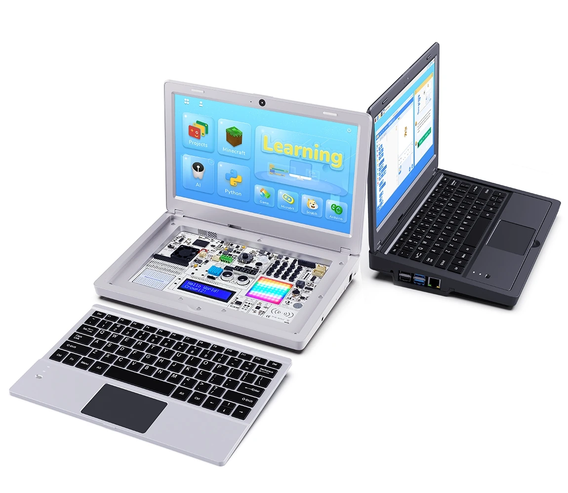 Preise Elecrow CrowPi2 Deluxe Kit 11,6 Zoll Laptop 1920*1080 IPS Screen Raspberry Pi LCD Display DIY Programmierung Lernen Starter Kit