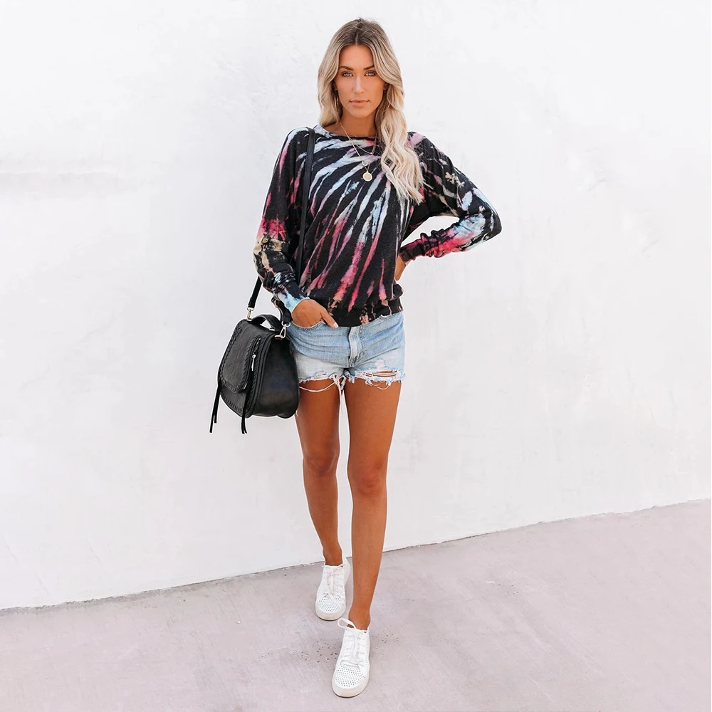 Autumn Loose Women Tshirt Tops Long Sleeve Fashion Casual Ladies T-Shirt Tee Shirt Round Neck Female T Q30 | Женская одежда